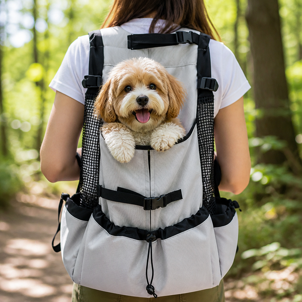 Ortekor Durable Nylon & Breathable Mesh Dog Carrier Backpack