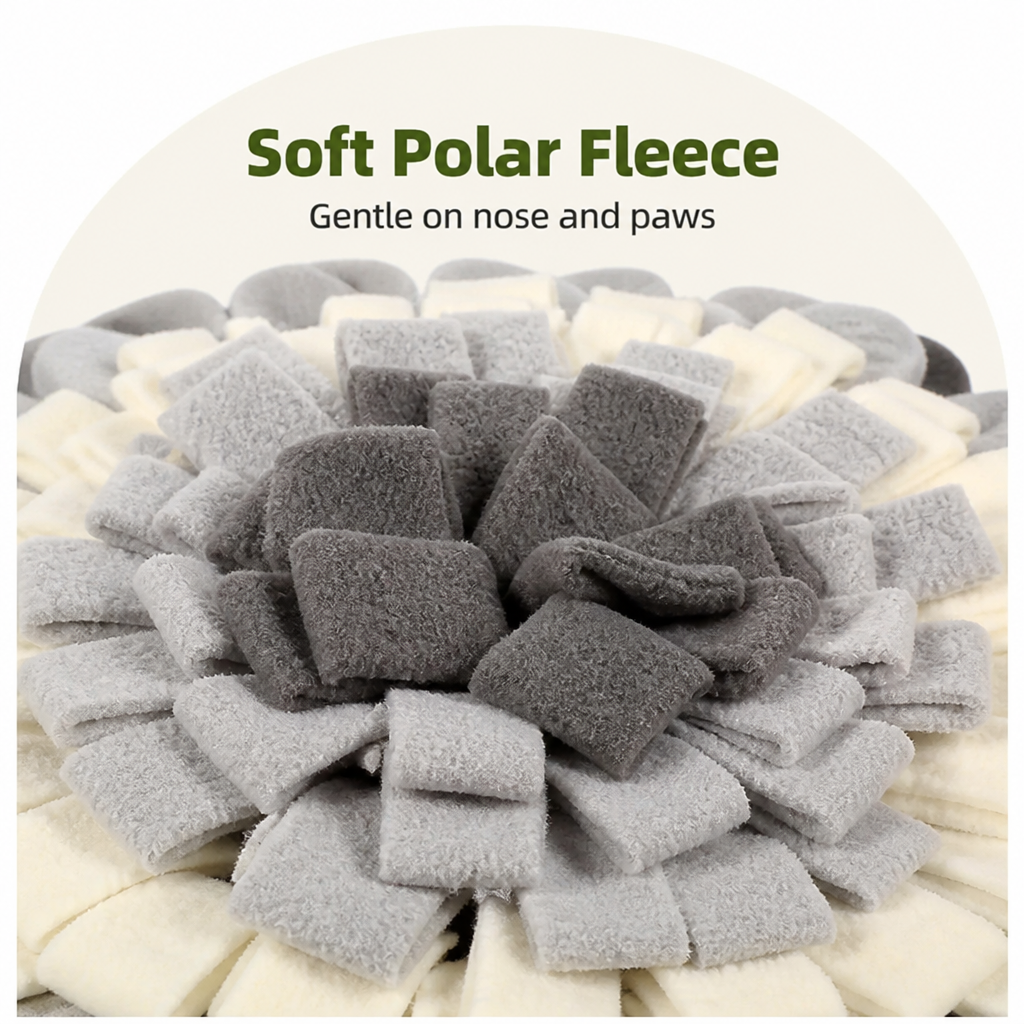 Ortekor Durable Polyester Interactive Slow-Feed Dog Snuffle Mat