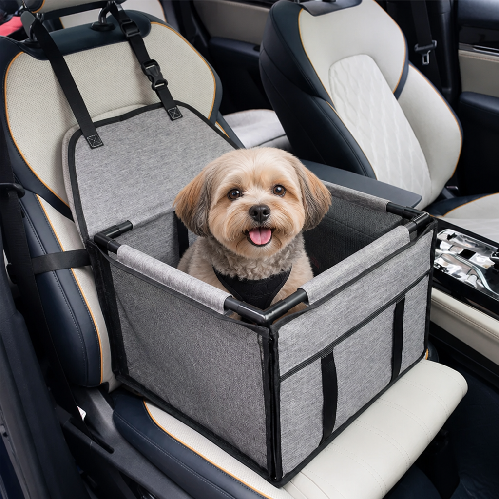 Housse de siège auto pour chien Ortekor en tissu Oxford 900D imperméable et durable (chiens de petite/moyenne taille)