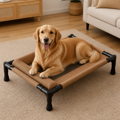 Ortekor Elevated Breathable Mesh Pet Bed (Removable Cover)