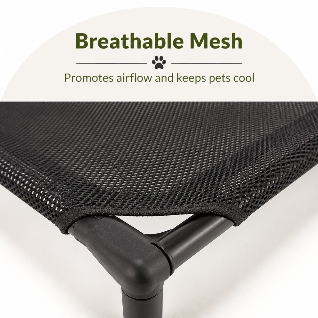 Ortekor Elevated Cooling Mesh Dog Bed
