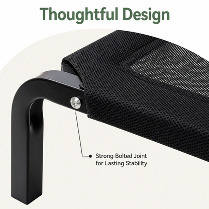 Ortekor Elevated & Foldable Canopy Dog Bed