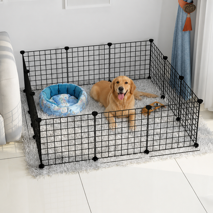 Ortekor Expandable & Modular Wire Mesh Dog Playpen