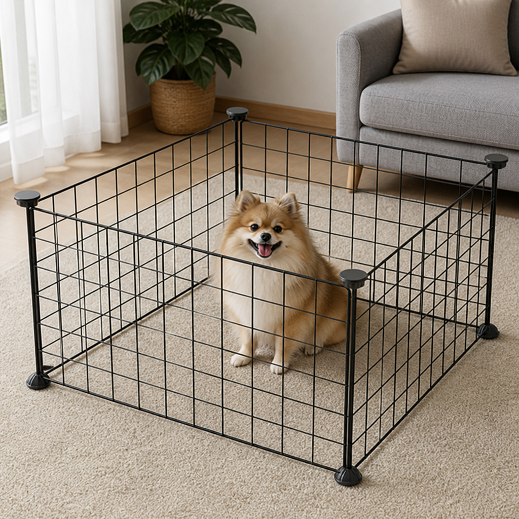 Ortekor Expandable & Modular Wire Mesh Dog Playpen