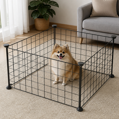 Ortekor Expandable & Modular Wire Mesh Dog Playpen