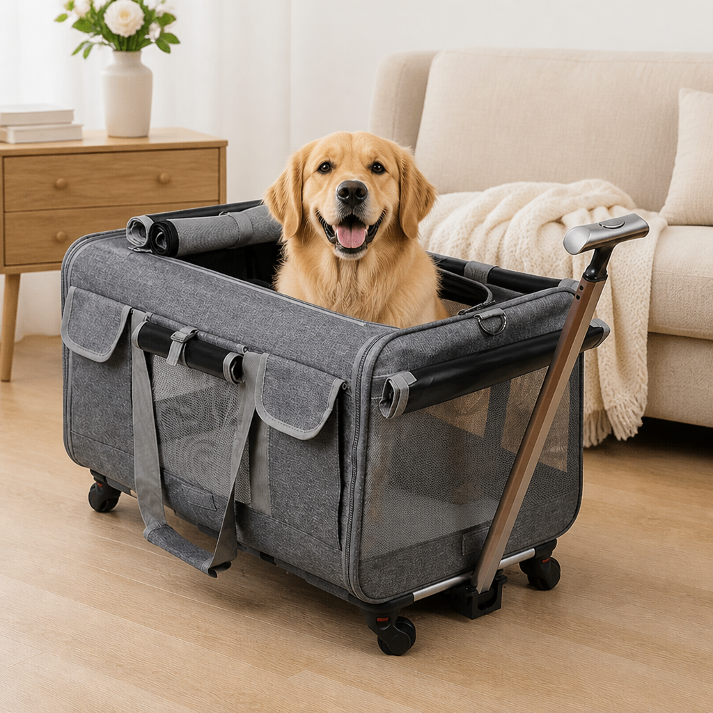 Ortekor Extra Large Detachable & Foldable Travel Carrier