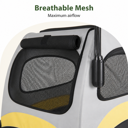 Ortekor Foldable 4-Wheel Breathable Mesh Travel Stroller