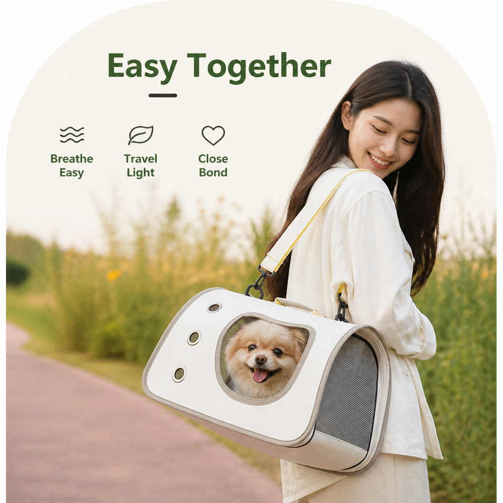 Ortekor Foldable Breathable Hand & Crossbody Pet Carrier