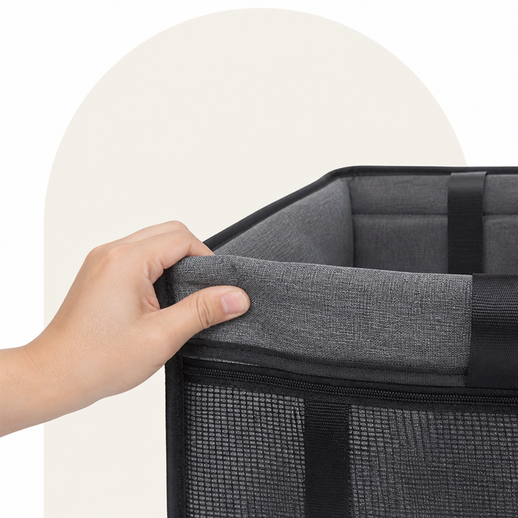 Ortekor Foldable Breathable Mesh Car Booster Seat
