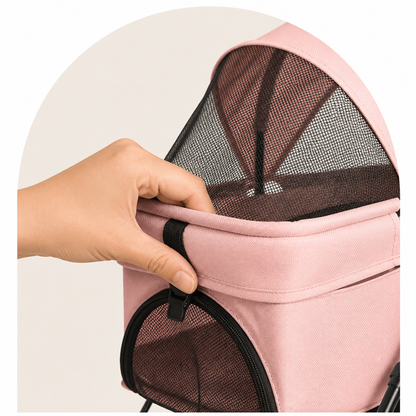 Ortekor Foldable & Detachable Pet Stroller (One-Touch Fold)