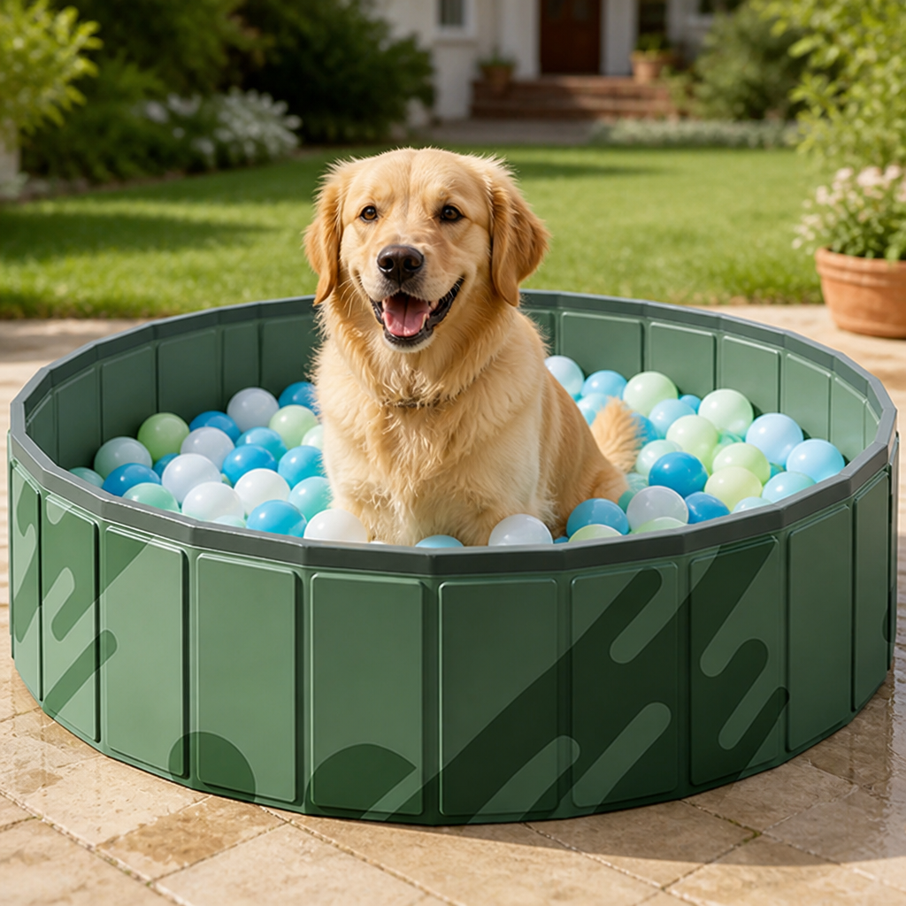 Ortekor Foldable PVC Ball Pit Play Pool (Indoor & Outdoor)