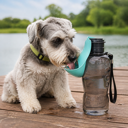 Ortekor Foldable & Portable 800ml Dog Water Bottle