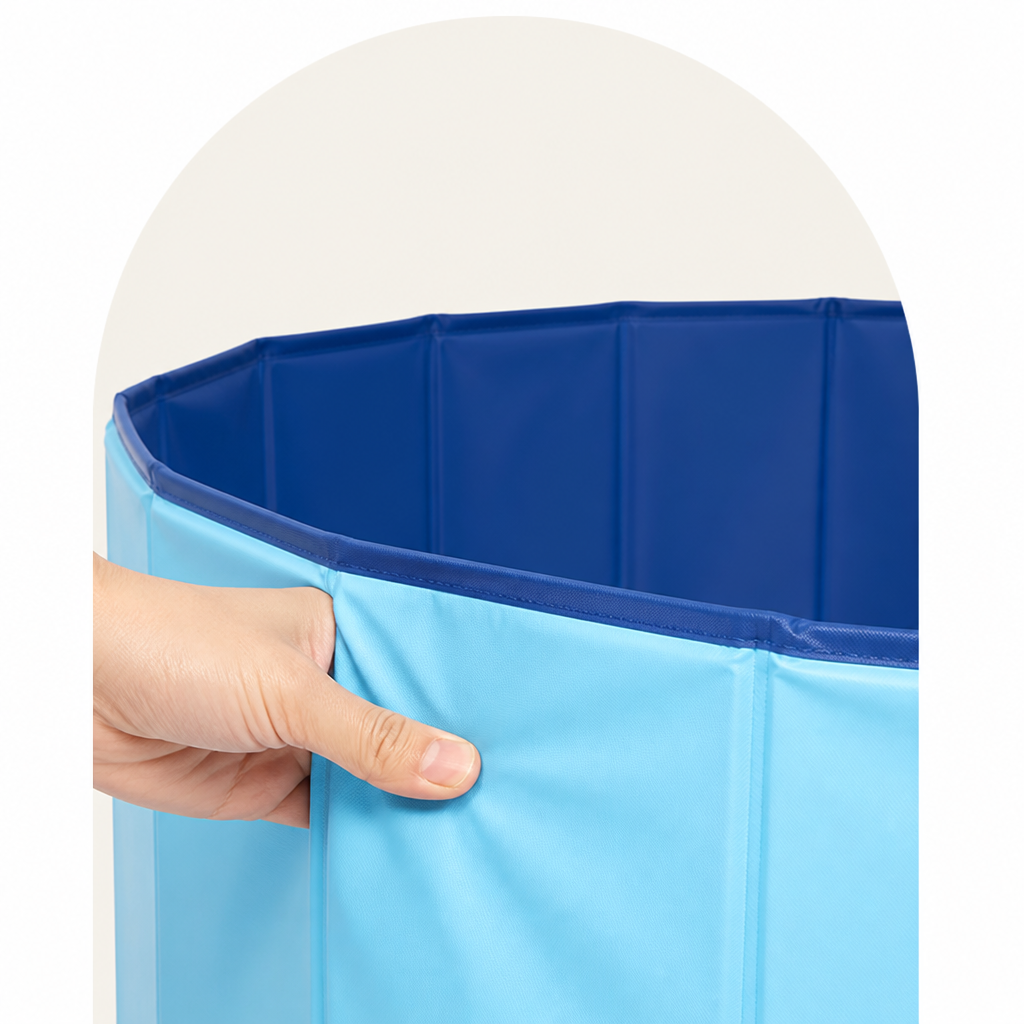 Ortekor Foldable & Portable Pet Bathtub (For Small-to-Medium Pets)