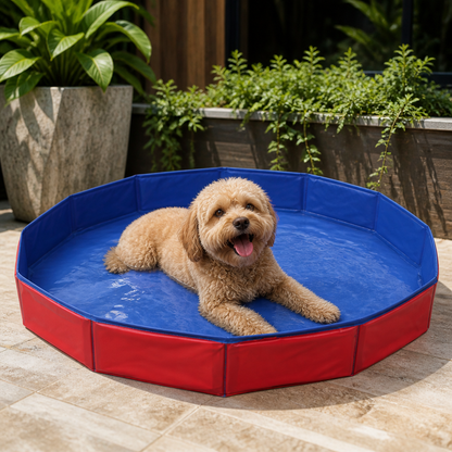 Ortekor Foldable & Portable Pet Bathtub (For Small-to-Medium Pets)