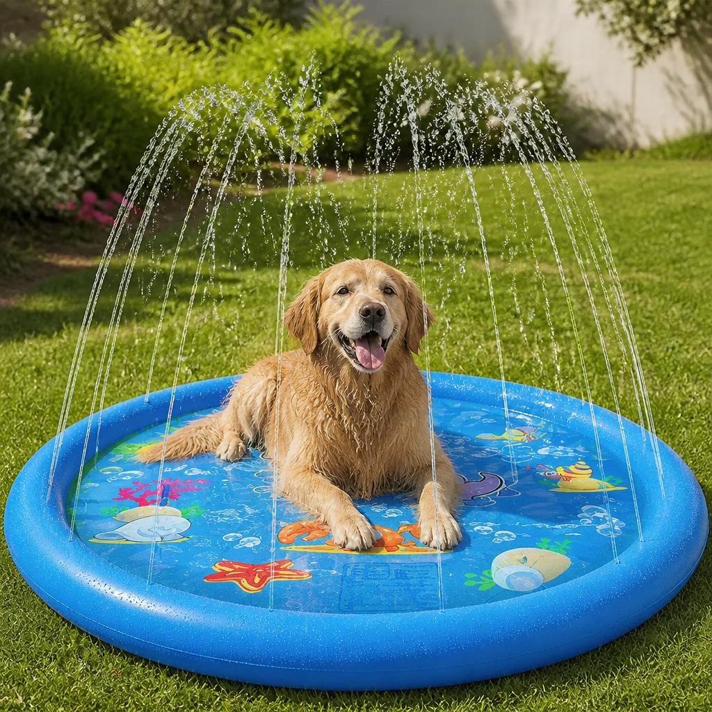 Ortekor Foldable & Quick-Drain Splash Pad