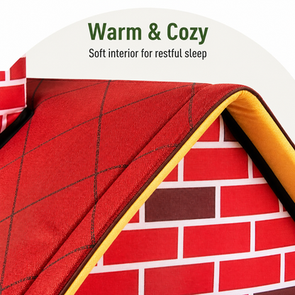 Ortekor Foldable Warm Plush Pet House