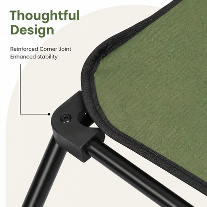 Ortekor Foldable Waterproof & Bite-Resistant Pet Bed (Detachable Pads)