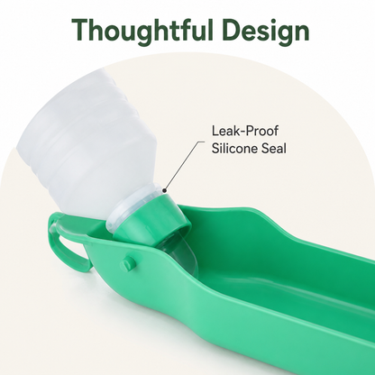 Ortekor Food-Grade One-Hand Dog Water Bottle