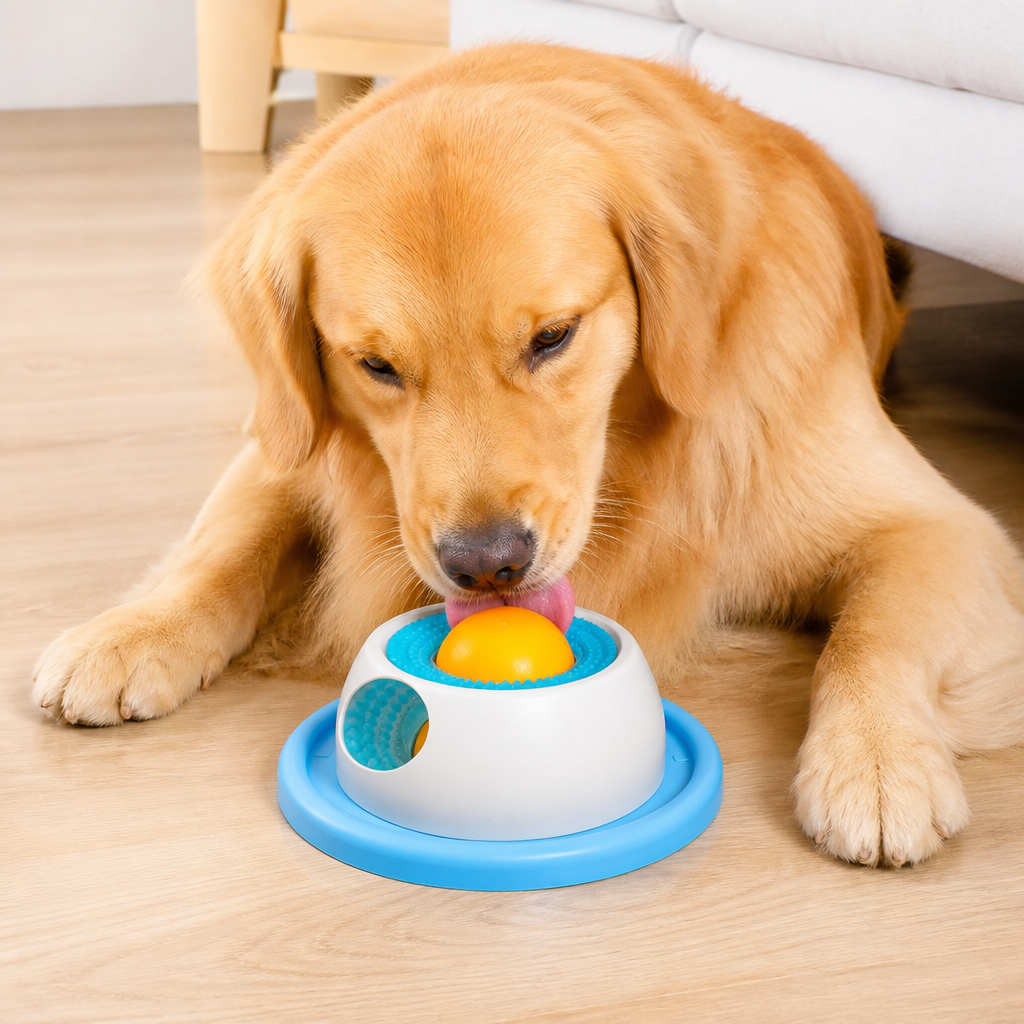Ortekor Food-Grade Silicone Slow-Feed Lick Mat (Non-Slip Base)