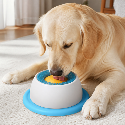 Ortekor Food-Grade Silicone Slow-Feed Lick Mat (Non-Slip Base)