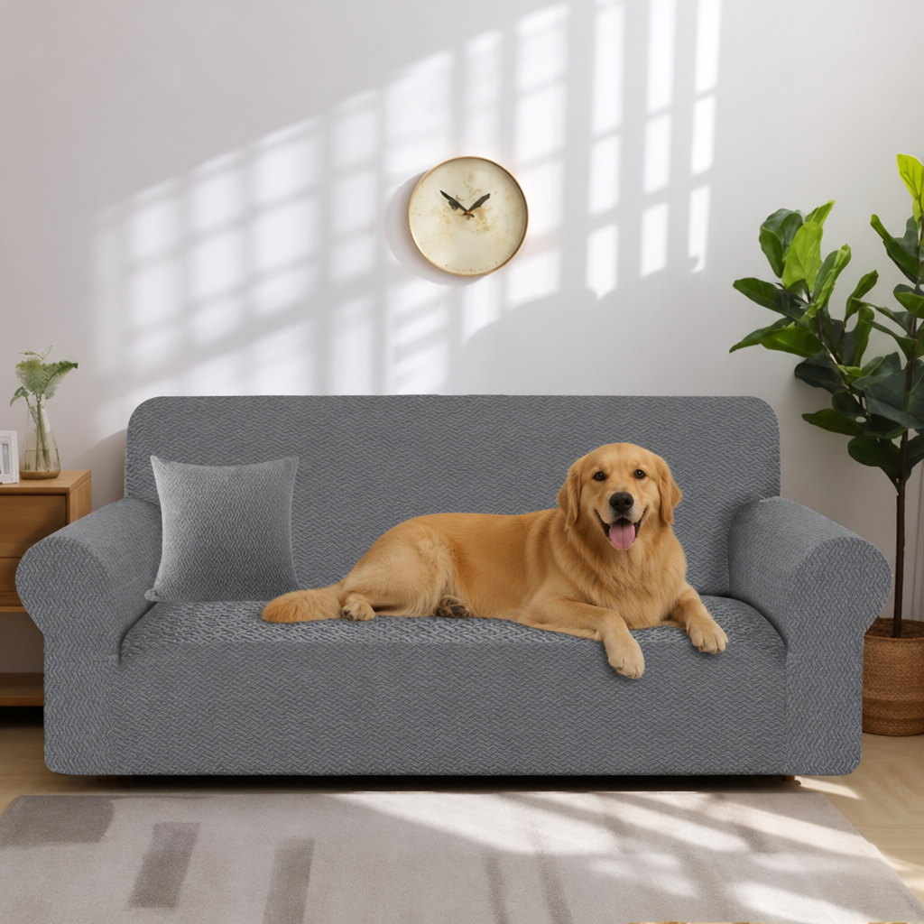Ortekor Four-Way Stretch & Non-Slip Sofa Cover (T-Shaped)
