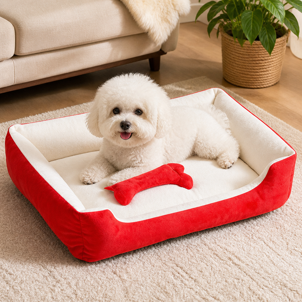 Ortekor Handmade Donut Plush Bolster Bed (Multiple Sizes)