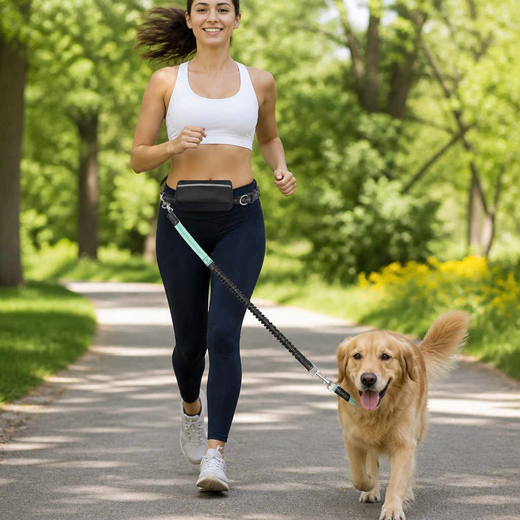Ortekor Hands-Free Adjustable Waist & Chest Dog Leash