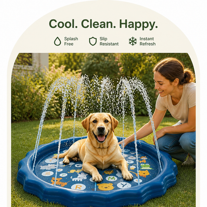 Ortekor Heavy-Duty Water Spray & Anti-Slip Dog Bath Basin