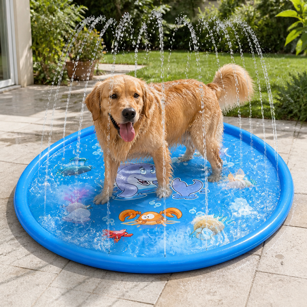 Ortekor Heavy-Duty Water Spray & Anti-Slip Dog Bath Basin
