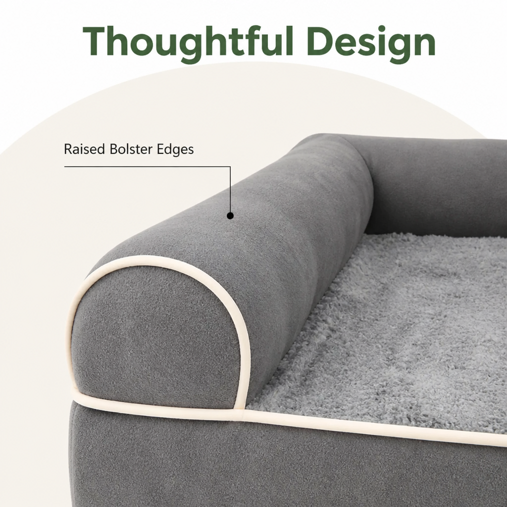 Ortekor High-Density Egg Tray & Non-Slip Dog Bed (Removable Cover)