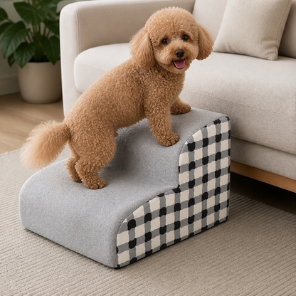 Ortekor High-Density Foam & Non-Slip Dog Stairs (2-3 Steps)