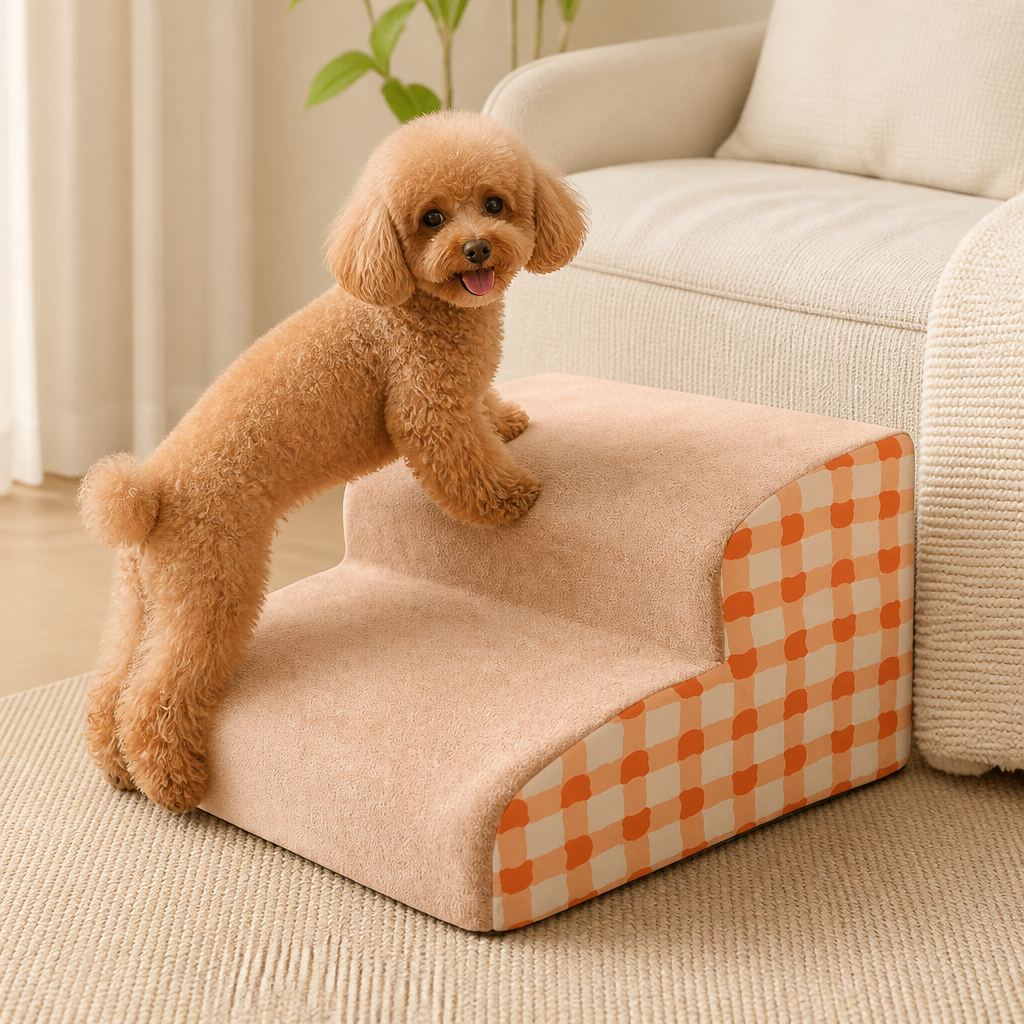 Ortekor High-Density Foam & Non-Slip Dog Stairs (2–4 Steps)