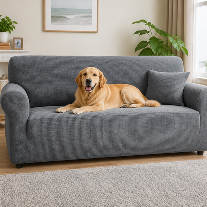 Ortekor High-Stretch Jacquard & Machine Washable Sofa Slipcover (Universal Fit)