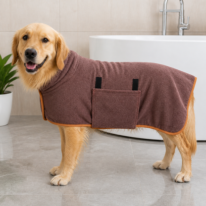 Ortekor Highly Absorbent & Quick-Dry Pet Bathrobe