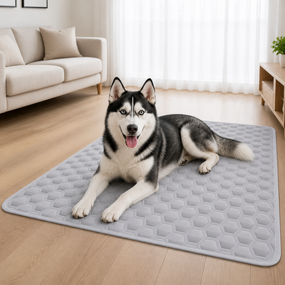 Ortekor Ice Silk Cooling Dog Mat (Washable & Portable)
