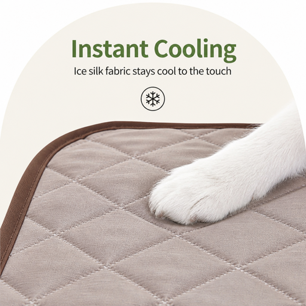 Ortekor Ice Silk Cooling & Waterproof Pet Cooling Mat (Multiple Sizes)