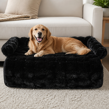 Ortekor Imitation Rabbit Fur & Anti-Slip Dog Bed