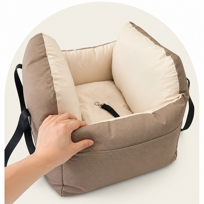 Ortekor Integrated Safety Belt & Washable Pet Car Seat (Universal)
