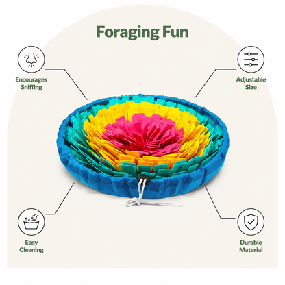 Ortekor Interactive Foraging Snuffle Mat (Adjustable)