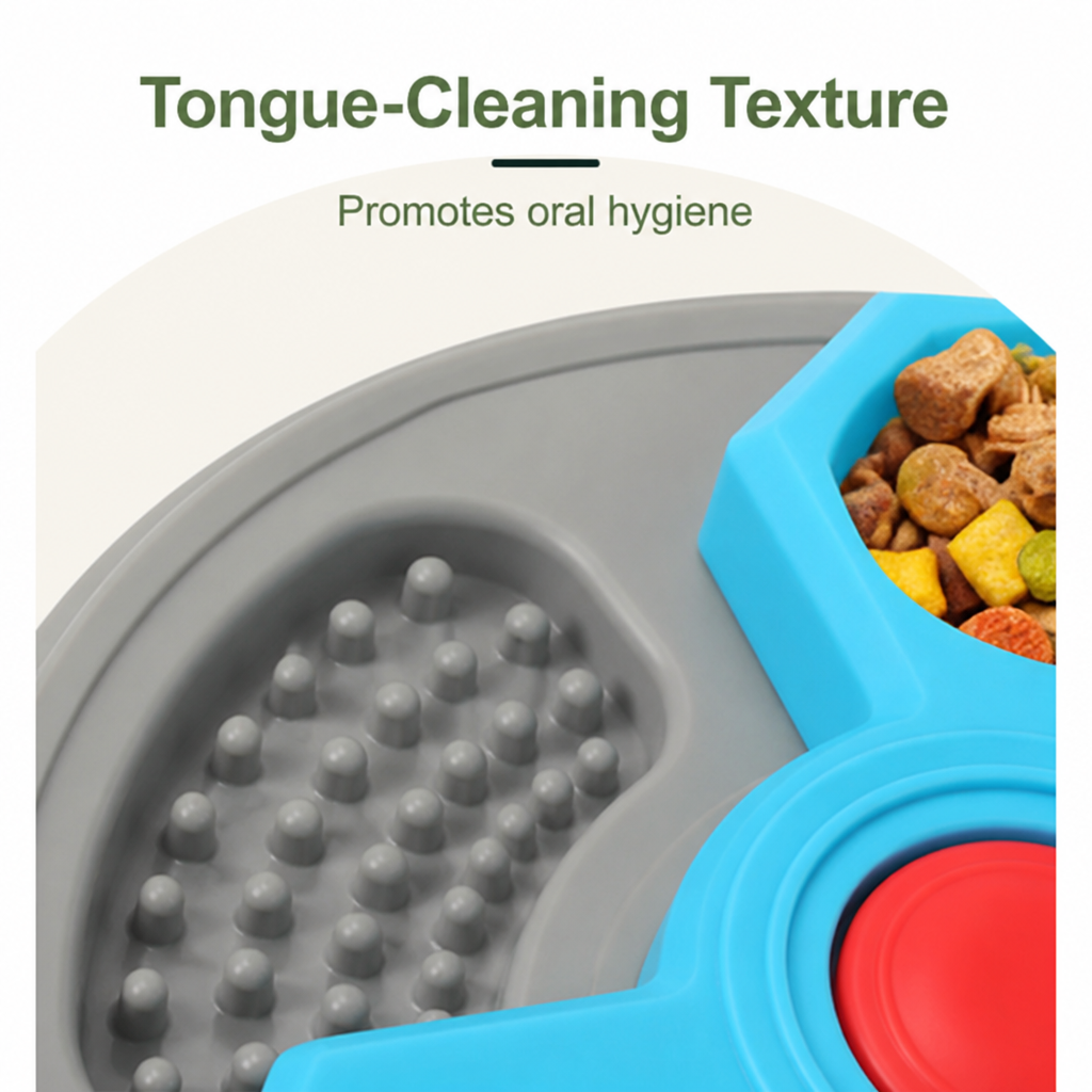 Ortekor Interactive Multi-Layer & Non-Slip Slow Feeder Bowl
