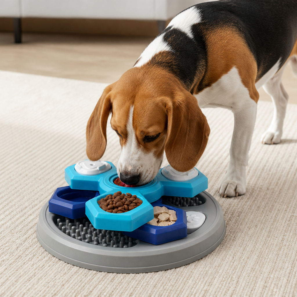 Ortekor Interactive Multi-Layer & Non-Slip Slow Feeder Bowl