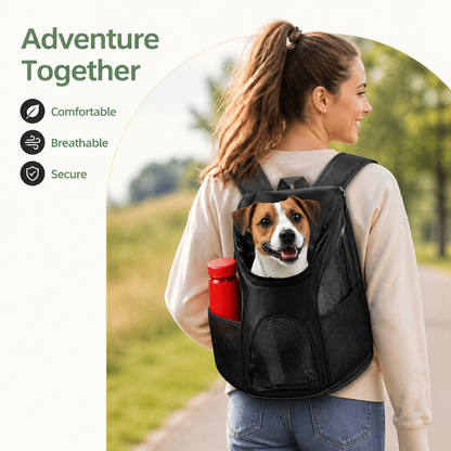 Ortekor Large Capacity & Breathable Mesh Dog Backpack (Foldable)