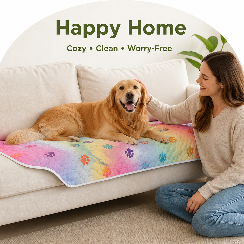 Ortekor Leakproof Reversible Washable Dog Bed Cover