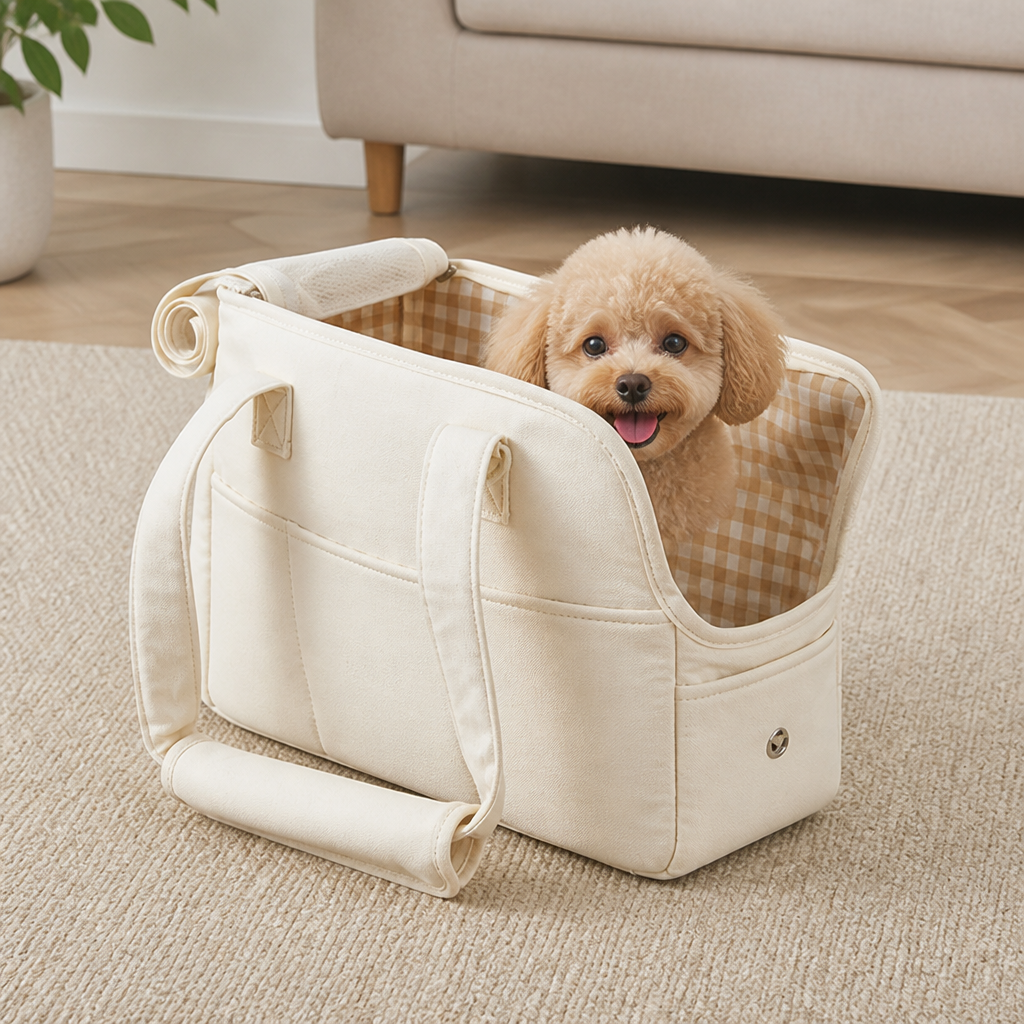 Ortekor Lightweight Cotton & Breathable Mesh Pet Carrier