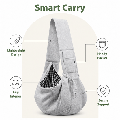 Ortekor Lightweight Cotton Crossbody Sling Carrier
