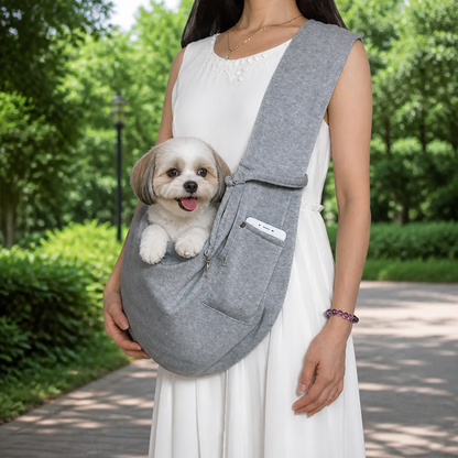 Sac de transport bandoulière pour animaux Ortekor en polyester léger (convient jusqu'à 5,4 kg)