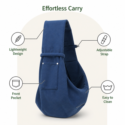 Sac de transport bandoulière pour animaux Ortekor en polyester léger (convient jusqu'à 5,4 kg)