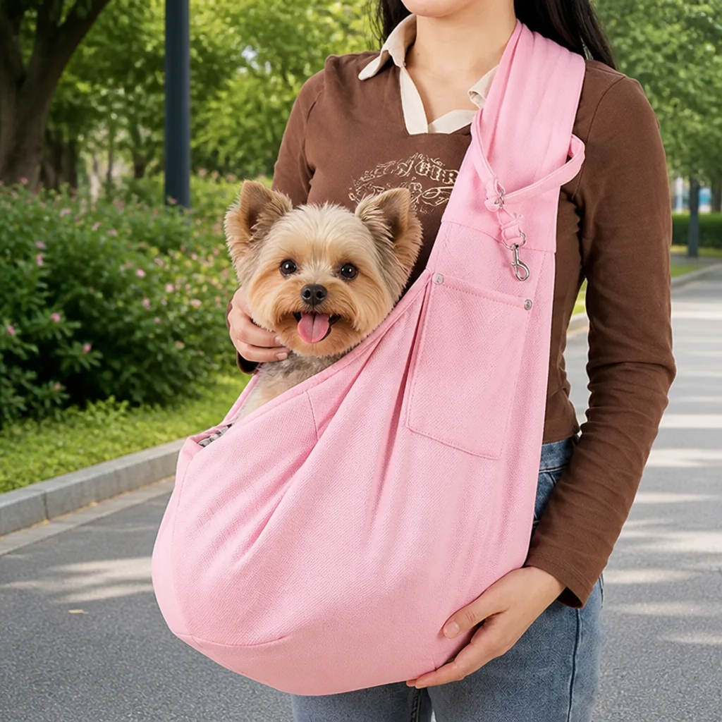 Sac de transport bandoulière pour animaux Ortekor en polyester léger (convient jusqu'à 5,4 kg)