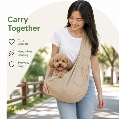 Ortekor Lightweight Polyester Single-Shoulder Sling Carrier (Phone Pocket)