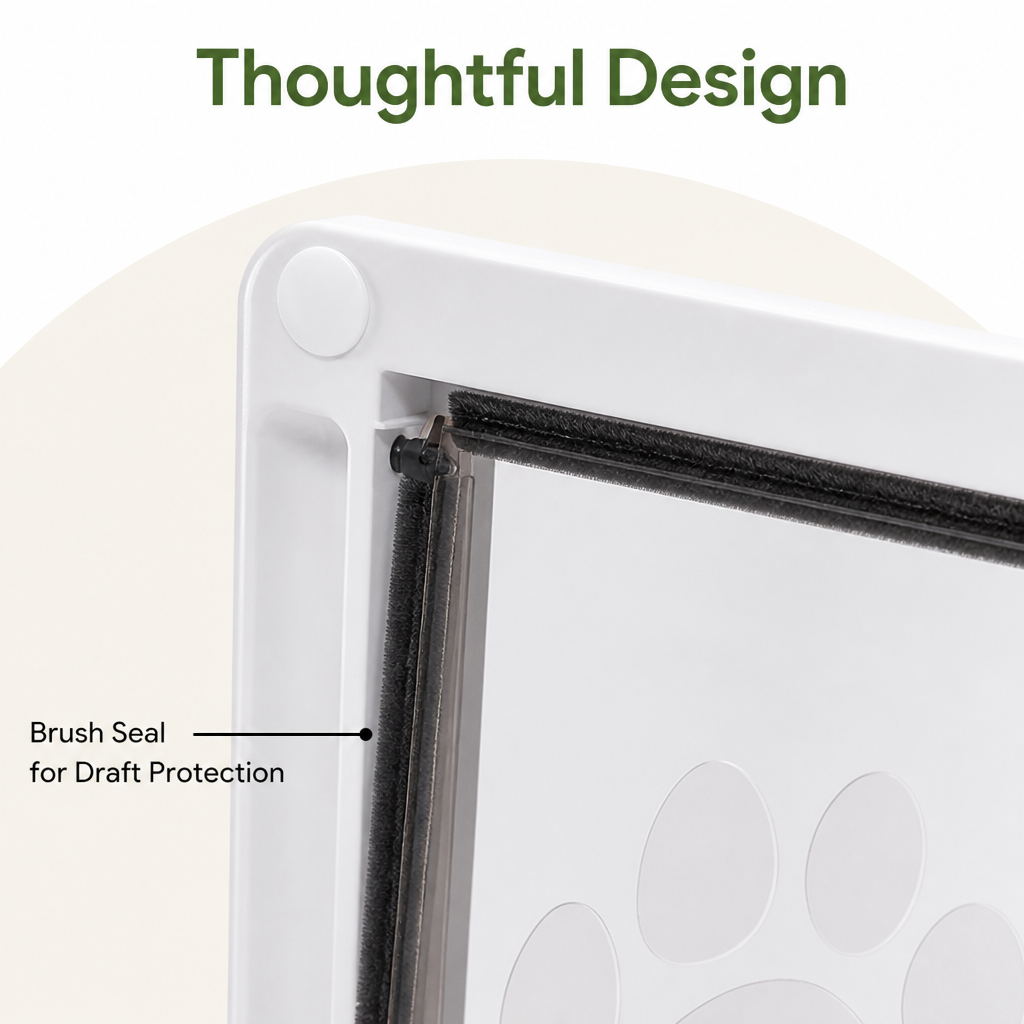 Ortekor Lockable & Insulated Dog Door (Easy Install)
